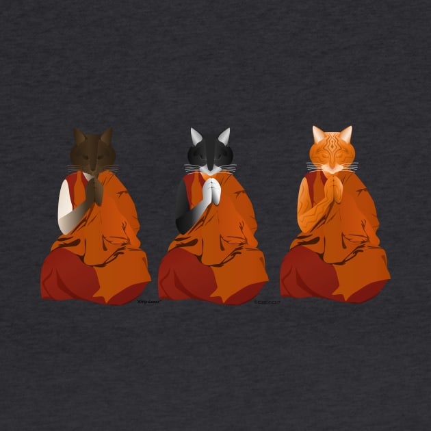 Three Kitty Lamas by FunkilyMade